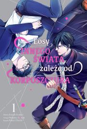 Przyszłość innego Świata zależy od korposzczura. Tom 1. Autor: Wakatsu Yatsuki, Kazuki Irodori, Kikka Oohashi. Dadada.pl Okładka książki Przyszłość innego Świata zależy od korposzczura. Tom 1