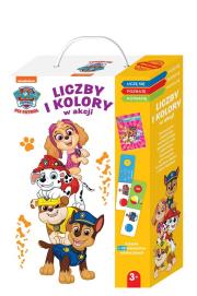 Psi Patrol. Liczby i kolory w akcji. Autor:   Praca zbiorowa. Dadada.pl Okładka książki Psi Patrol. Liczby i kolory w akcji