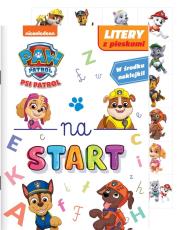Psi Patrol. Na start cz.5 Litery z pieskami. Autor:   Praca zbiorowa. Dadada.pl Okładka książki Psi Patrol. Na start cz.5 Litery z pieskami