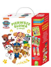 Psi Patrol. Pierwsze słowa w akcji!. Autor:   Praca zbiorowa. Dadada.pl Okładka książki Psi Patrol. Pierwsze słowa w akcji!