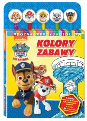 Psi Patrol Poznaj przyjaciół cz.1 Kolory zabawy. Autor:   Praca zbiorowa. Dadada.pl Okładka książki Psi Patrol Poznaj przyjaciół cz.1 Kolory zabawy