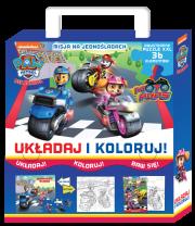 Okładka książki Psi Patrol. Układaj i koloruj