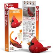 Opakowanie Ptak Kardynał Szkarłatny Eugy Eko Układanka 3D