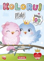Okładka książki Ptaki. Koloruj