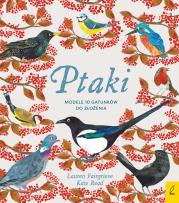 Ptaki. Modele 3D. Autor: Lauren Fairgrieve, Patrycja Zarawska. Dadada.pl Okładka książki Ptaki. Modele 3D