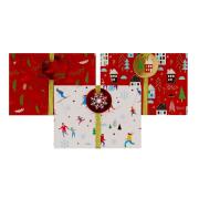 Opakowanie Pudełko na karty podarunkowe Narciarze 3 szt.