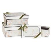 Opakowanie Pudełko prezentowe PR Kwiaty 3szt ROZETTE