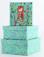 Opakowanie Pudełko prezentowe PUD-2100E-KW 3szt ROZETTE