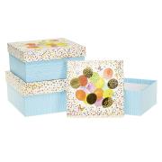 Opakowanie Pudełko prezentowe PUP-22004-KW 3szt ROZETTE