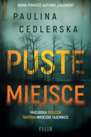 Puste miejsce. Autor: Paulina Cedlerska. Dadada.pl Okładka książki Puste miejsce