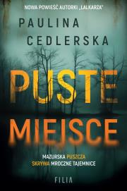 Puste miejsce. Autor: Paulina Cedlerska. Dadada.pl Okładka książki Puste miejsce