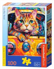 Opakowanie Puzzle 100 Cat Bus Travel CASTOR