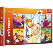 Opakowanie Puzzle 100 Dzielny Król Lew Disney 16478