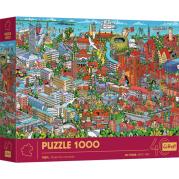 Puzzle 1000 40-lecie Trefl Trójmiasto 10924. Wydawca: Trefl PAP. Dadada.pl Opakowanie Puzzle 1000 40-lecie Trefl Trójmiasto 10924
