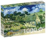 Opakowanie Puzzle 1000 Chaty kryte słomą w Cordeville...