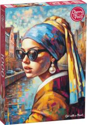 Opakowanie Puzzle 1000 CherryPazzi Girl with a Pearl 30844