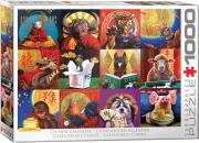 Opakowanie Puzzle 1000 Chinese Calendar 6000-5694