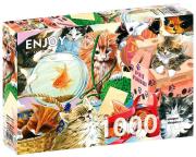 Opakowanie Puzzle 1000 Ciekawskie koty