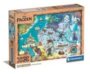Opakowanie Puzzle 1000 Compact Disney Maps Frozen