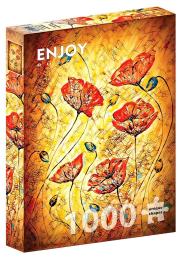 Opakowanie Puzzle 1000 Czerwone maki