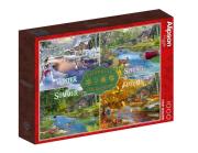 Puzzle 1000 Cztery pory roku. Wydawca: Alipson. Dadada.pl Opakowanie Puzzle 1000 Cztery pory roku