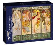 Opakowanie Puzzle 1000 Cztery sezony, Alfons Mucha