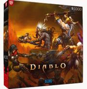 Puzzle 1000 Diablo: Heroes Battle. Wydawca: GOOD LOOT. Dadada.pl Opakowanie Puzzle 1000 Diablo: Heroes Battle