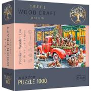Puzzle 1000 drewniane Pomocnicy Świętego Mikołaja 20170. Wydawca: Trefl PAP. Dadada.pl Opakowanie Puzzle 1000 drewniane Pomocnicy Świętego Mikołaja 20170