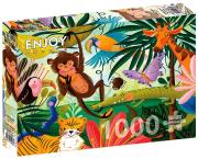 Opakowanie Puzzle 1000 Dżungla
