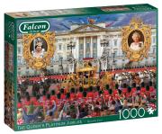 Opakowanie Puzzle 1000 Falcon Platynowy jubileusz królowej G3