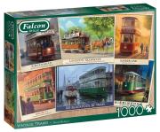Opakowanie Puzzle 1000 Falcon Tramwaje z przeszłości G3