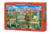 Opakowanie Puzzle 1000 Famous Landmarks CASTOR