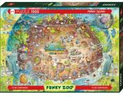 Opakowanie Puzzle 1000 Funky ZOO - Kosmiczne ZOO