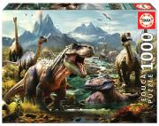Opakowanie Puzzle 1000 Groźne dinozaury G3