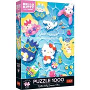 Opakowanie Puzzle 1000 Hello Kitty Letni relaks TREFL