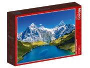 Puzzle 1000 Jezioro Bachalp, Alpy. Wydawca: Alipson. Dadada.pl Opakowanie Puzzle 1000 Jezioro Bachalp, Alpy