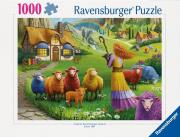 Opakowanie Puzzle 1000 Kolorowa wełna
