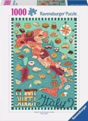 Opakowanie Puzzle 1000 Mapa włoskich słodkości