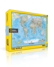 Opakowanie Puzzle 1000 National Geographic, Mapa Świata