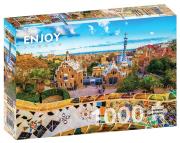 Opakowanie Puzzle 1000 Park Gell/Barcelona/Hiszpania