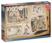 Opakowanie Puzzle 1000 Pc Anton Pieck Najpiękniejsze baśnie