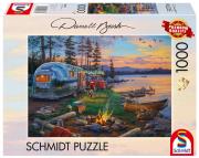 Opakowanie Puzzle 1000 PQ Ognisko nad jeziorem Darrel Bush 112721