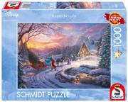 Opakowanie Puzzle 1000 PQ T.Kinkade Kopciuszek powrót do domu na święta 113368