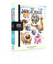 Opakowanie Puzzle 1000 Psy w zimie, New Yorker