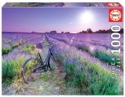 Opakowanie Puzzle 1000 Rower na lawendowym polu G3