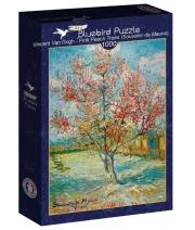 Opakowanie Puzzle 1000 Różowe drzewo brzoskwiniowe Van Gogh