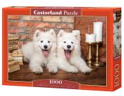 Opakowanie Puzzle 1000 Samoyed Puppies Say Hello