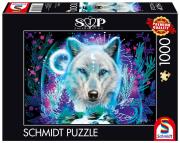 Opakowanie Puzzle 1000 Sheena Pike Arktyczny wilk