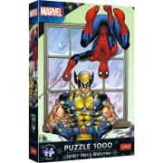 Opakowanie Puzzle 1000 Spider-Man&Wolverine: Święta TREFL