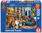 Opakowanie Puzzle 1000 Spotkanie w domowej bibliotece G3
